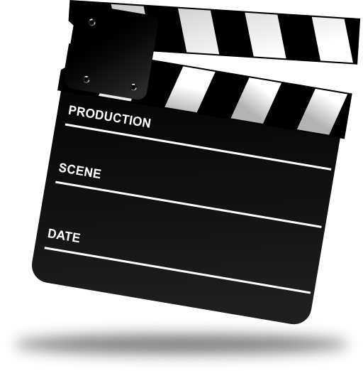 Movie Clapper Board Clipart | i2Clipart - Royalty Free Public Domain ...