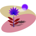 download Flower clipart image with 225 hue color