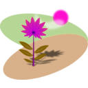 download Flower clipart image with 270 hue color