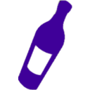 download Wine Bottle Blue clipart image with 45 hue color