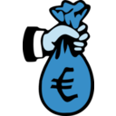 download Sac Euro clipart image with 180 hue color