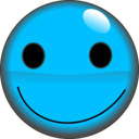 download Smile clipart image with 135 hue color