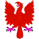 download Aguila Explayada Oro Calzada Y Linguada Gules clipart image with 315 hue color