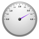download Speedometer clipart image with 270 hue color