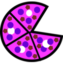 download Pizza clipart image with 270 hue color