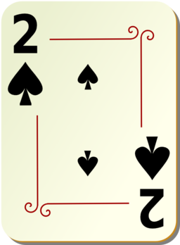 Ornamental Deck 2 Of Spades