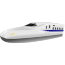 download Shinkansen N700 Frontview clipart image with 0 hue color