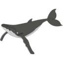 download Baleine clipart image with 180 hue color