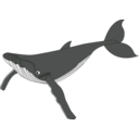 download Baleine clipart image with 270 hue color
