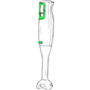 download Hand Blender clipart image with 90 hue color