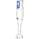 download Hand Blender clipart image with 180 hue color