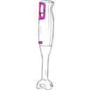 download Hand Blender clipart image with 270 hue color