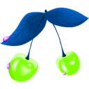 download Cherry clipart image with 90 hue color