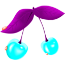 download Cherry clipart image with 180 hue color