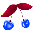 download Cherry clipart image with 225 hue color