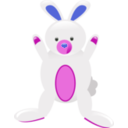 download Doll Rabbit clipart image with 270 hue color