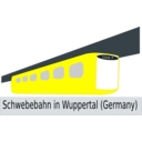 download Schwebebahn clipart image with 180 hue color