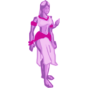 download Fantasy Woman clipart image with 270 hue color
