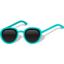 download Sunglasses clipart image with 180 hue color