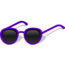 download Sunglasses clipart image with 270 hue color