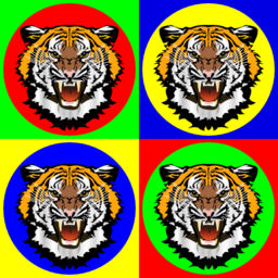 Tiger Pop Art