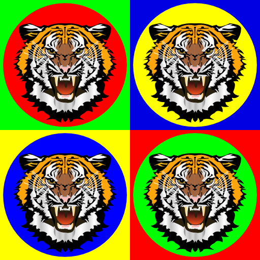 Tiger Pop Art