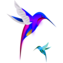 download Colibri Birds clipart image with 225 hue color