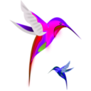 download Colibri Birds clipart image with 270 hue color