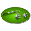 download Morning Star Weapon clipart image with 90 hue color