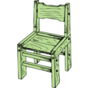 download Wooden Chair clipart image with 45 hue color