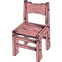 download Wooden Chair clipart image with 315 hue color