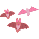 download Bat clipart image with 315 hue color