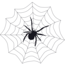 download Spider Web clipart image with 225 hue color