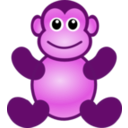 download Monkey Toy clipart image with 270 hue color