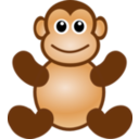 download Monkey Toy clipart image with 0 hue color