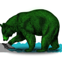 download Colored Bear clipart image with 90 hue color