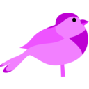 download Bird clipart image with 270 hue color