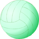 download Volleyball clipart image with 90 hue color