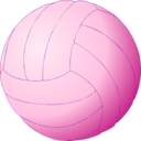 download Volleyball clipart image with 270 hue color
