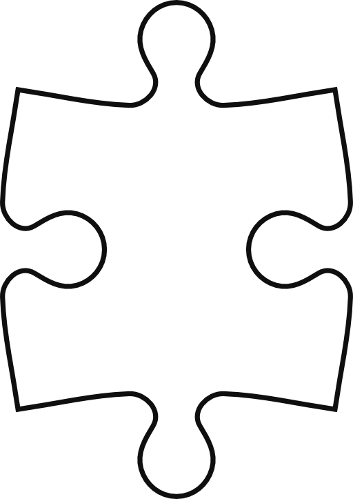 Piece Of Puzzle Symetric