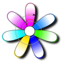 download Permaculture Flower clipart image with 180 hue color
