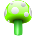 download Mushroom One clipart image with 90 hue color