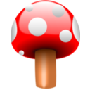 download Mushroom One clipart image with 0 hue color