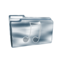 download Folder Icon Plastic Music clipart image with 180 hue color