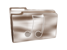 Folder Icon Plastic Music