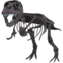 download T Rex Skeleton clipart image with 135 hue color
