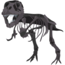 download T Rex Skeleton clipart image with 180 hue color
