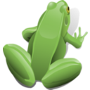 Green Sitting Frog