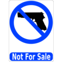 download Not For Sale clipart image with 225 hue color