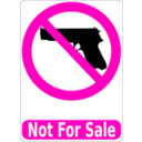 download Not For Sale clipart image with 315 hue color
